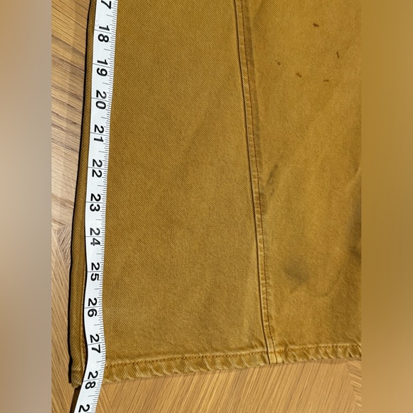 Free People We The Free Khaki Scout Chill Vibes Dropped Wide Leg Jeans 28 NWOT - Picture 8 of 9